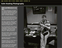 Tablet Screenshot of colmkeatingphotography.com
